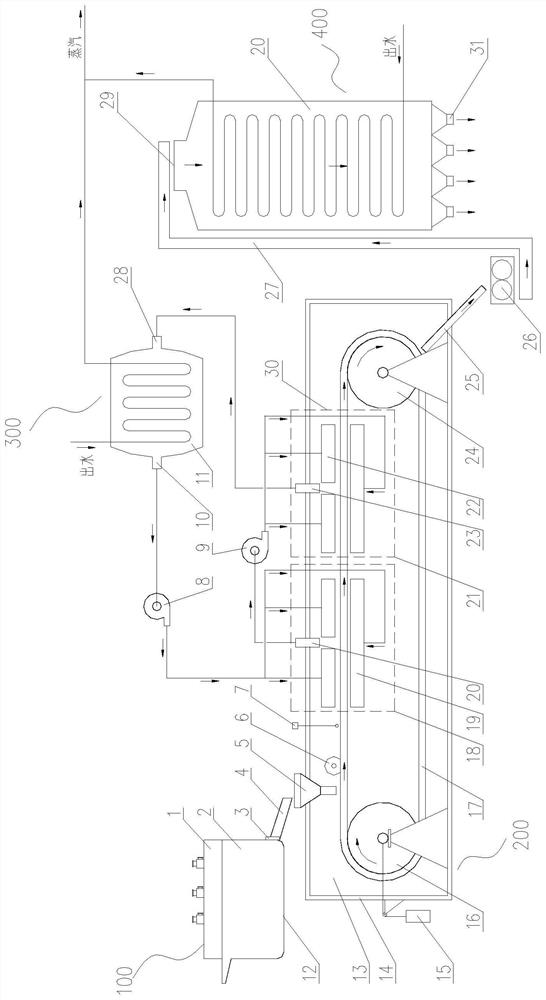 Blast furnace molten slag comprehensive utilization system and method