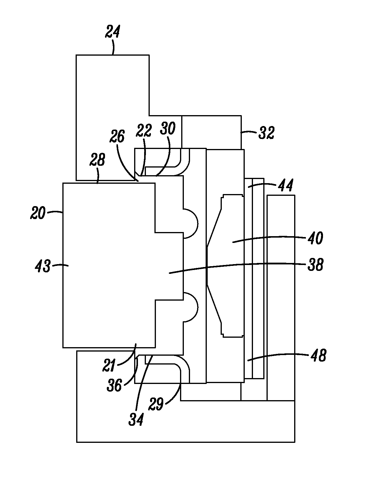 Water sealing the side key system on an electronic device