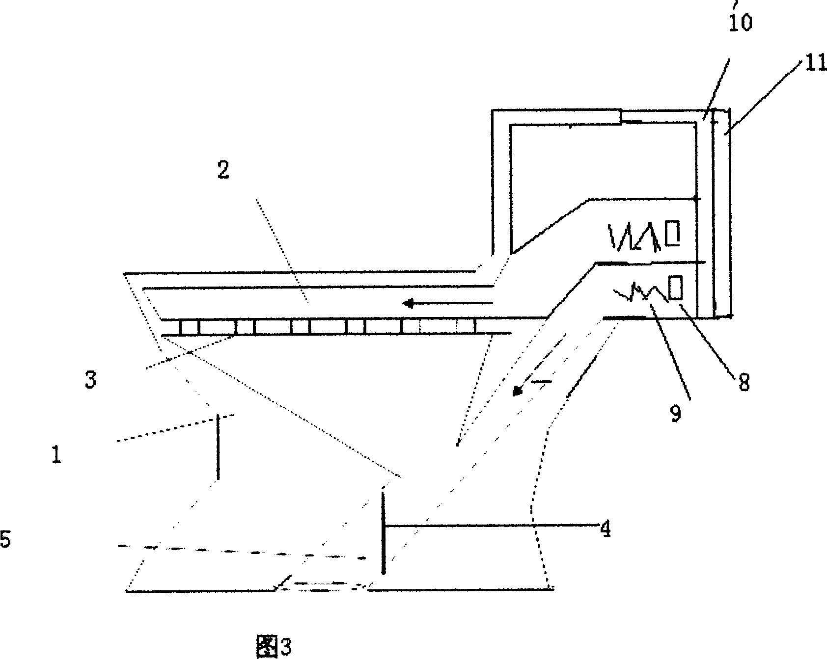 Water-free flushing toilet-closet