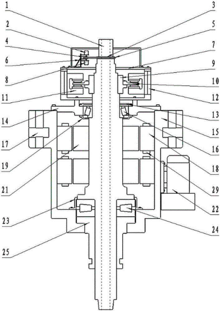 Low-speed motor direct drive mechanism for top drive drilling rig