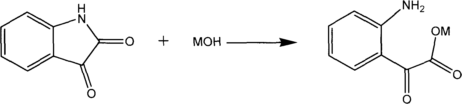 Novel method for preparing 3-hydroxylquinaldine-4-carboxylic acid