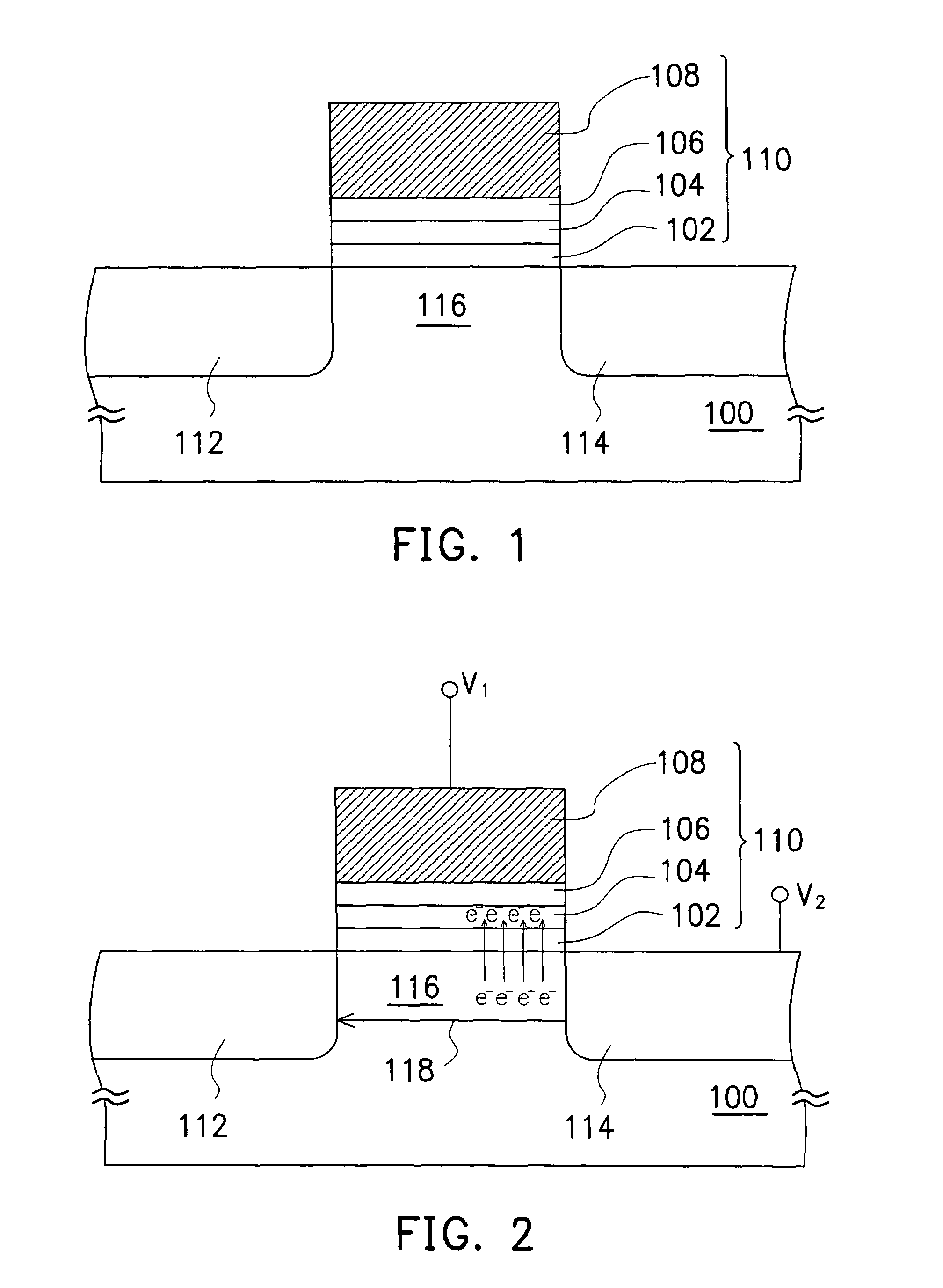 Method for programming and erasing non-volatile memory with nitride tunneling layer