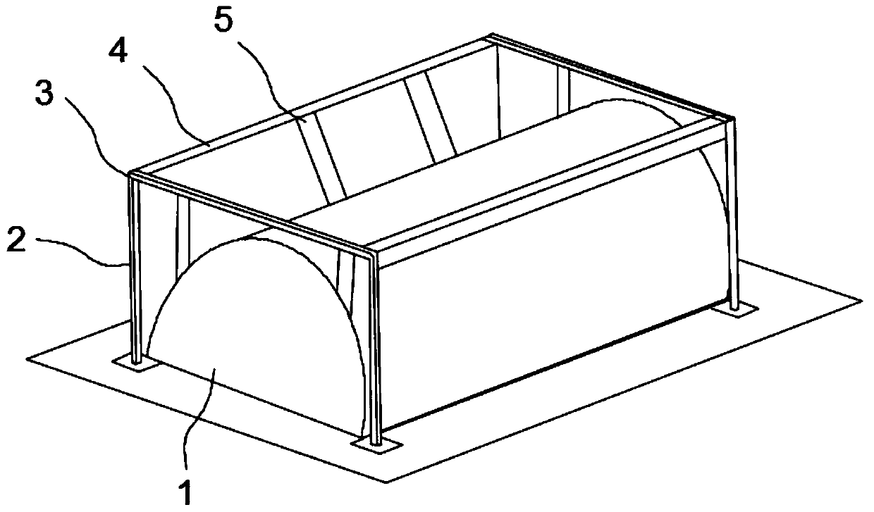 Watering system and vegetable greenhouse