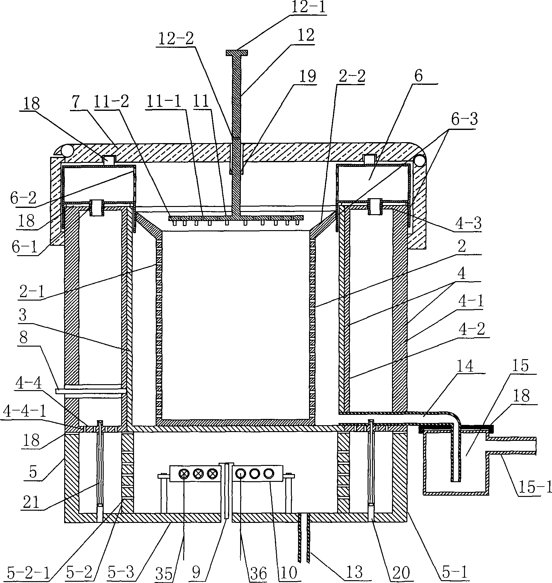 Wastepaper burning machine