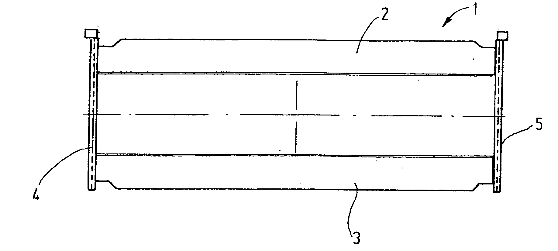 Heddle shaft with novel corner connector