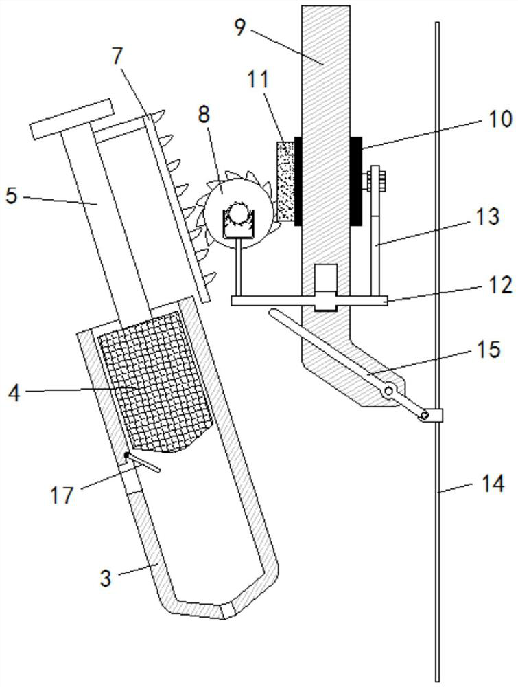 A ligand-modified myricetin liposome particle size control device