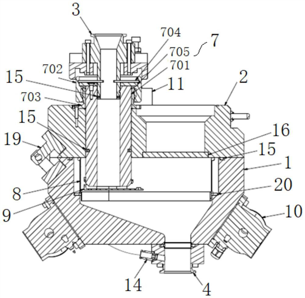 Vibrating powder sieving device