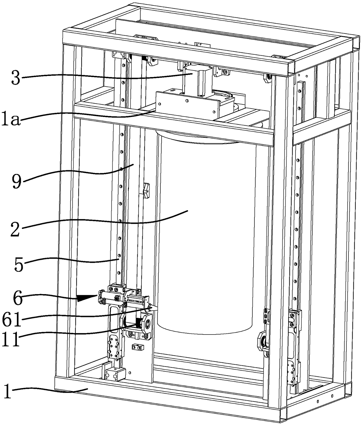 Filter barrel assembly structure of purifier