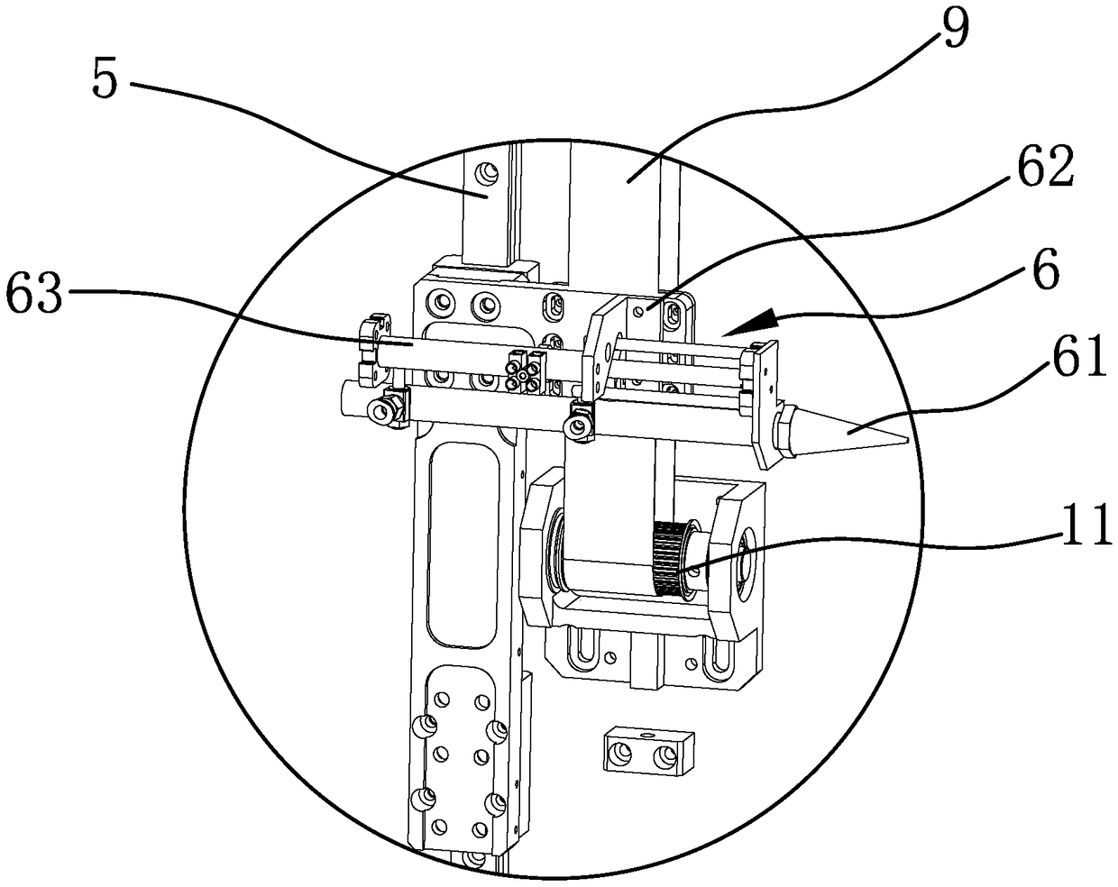 Filter barrel assembly structure of purifier