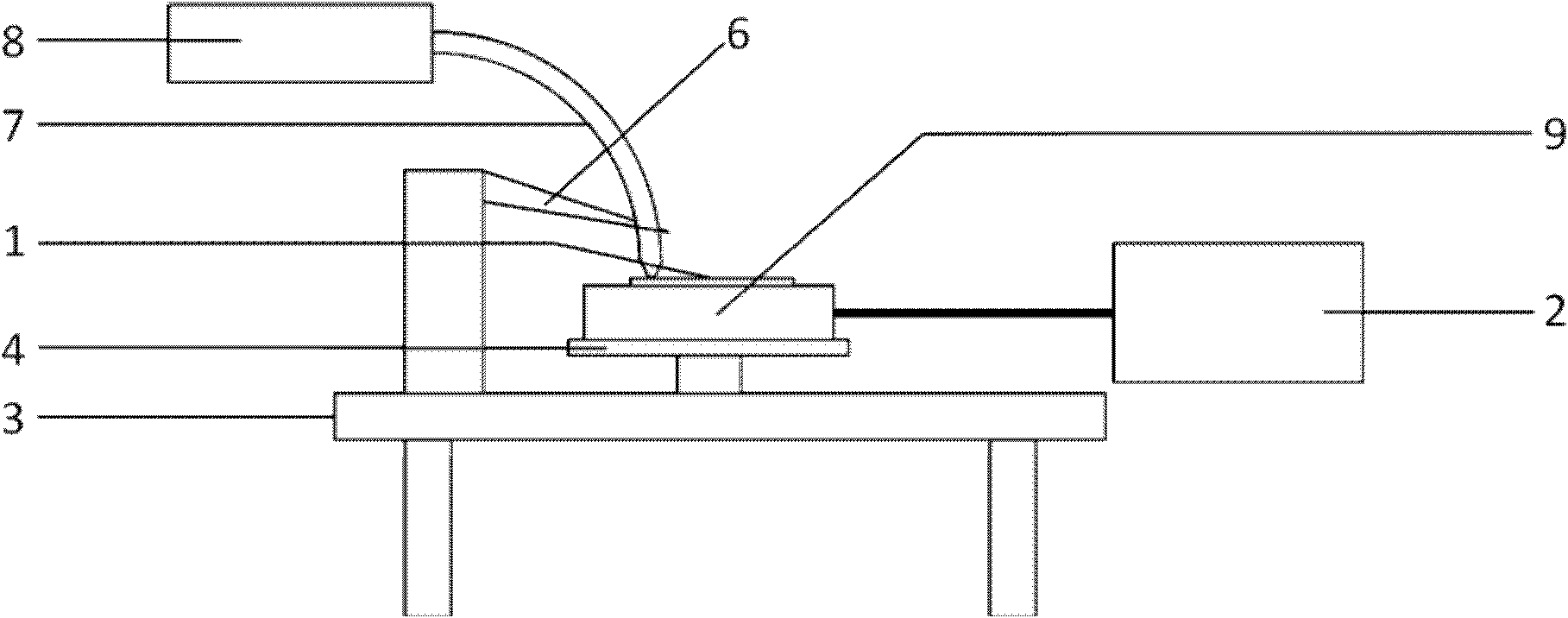 Experimental system for simulating single event effect (SEE) of pulse laser based on optical fiber probe