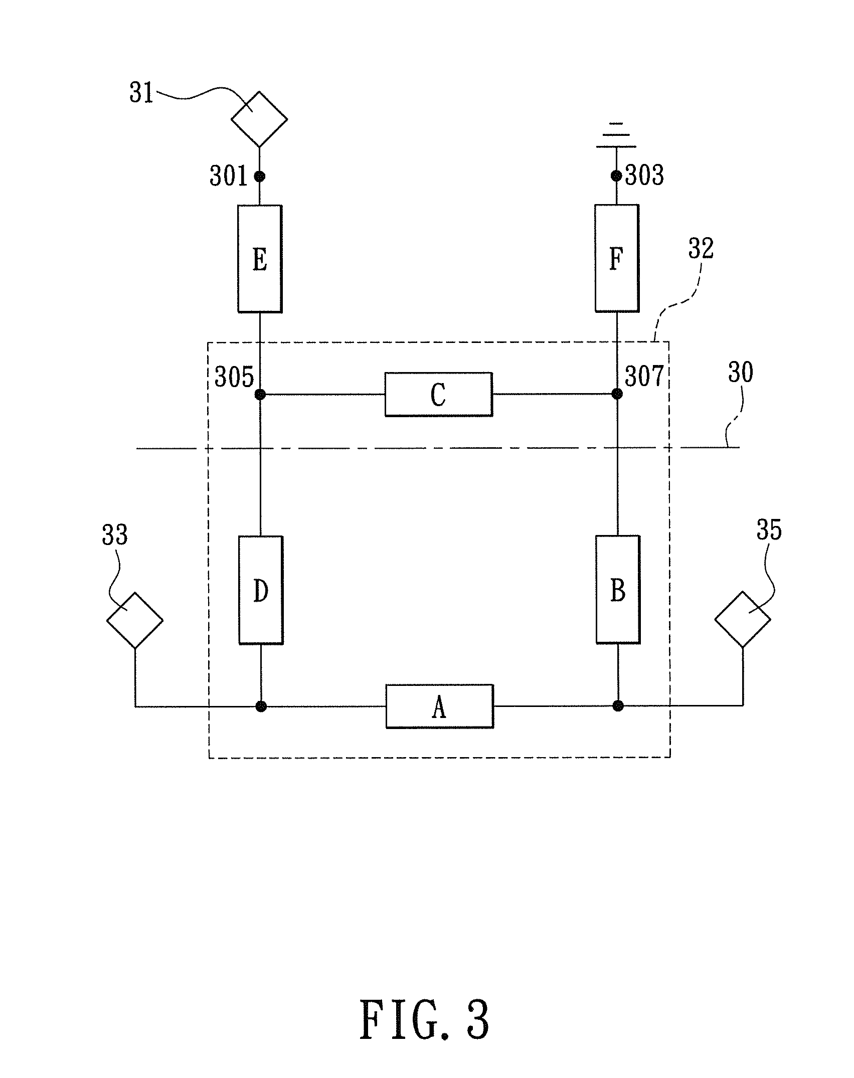 Signal matching module with combination of electronic components for signal matching of single or multiple subsystems