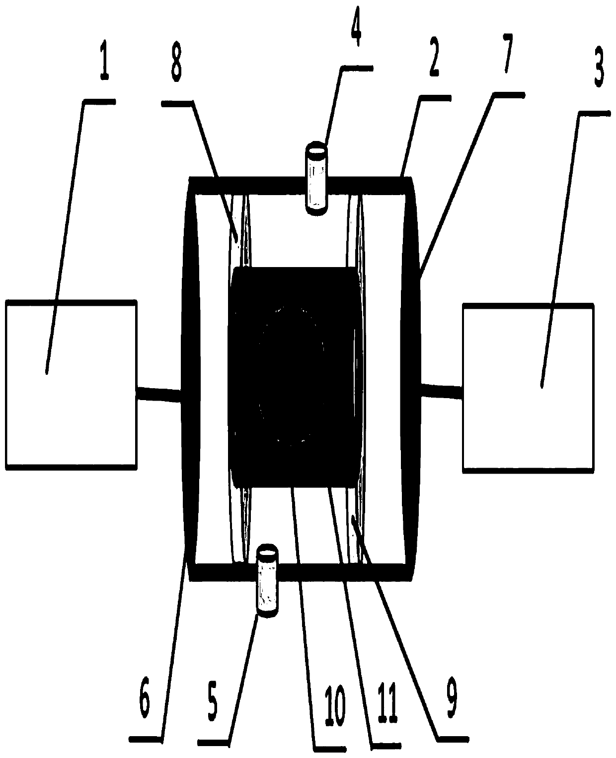 A micro-quartz hollow tube composite optical fiber structure for detecting glucose concentration