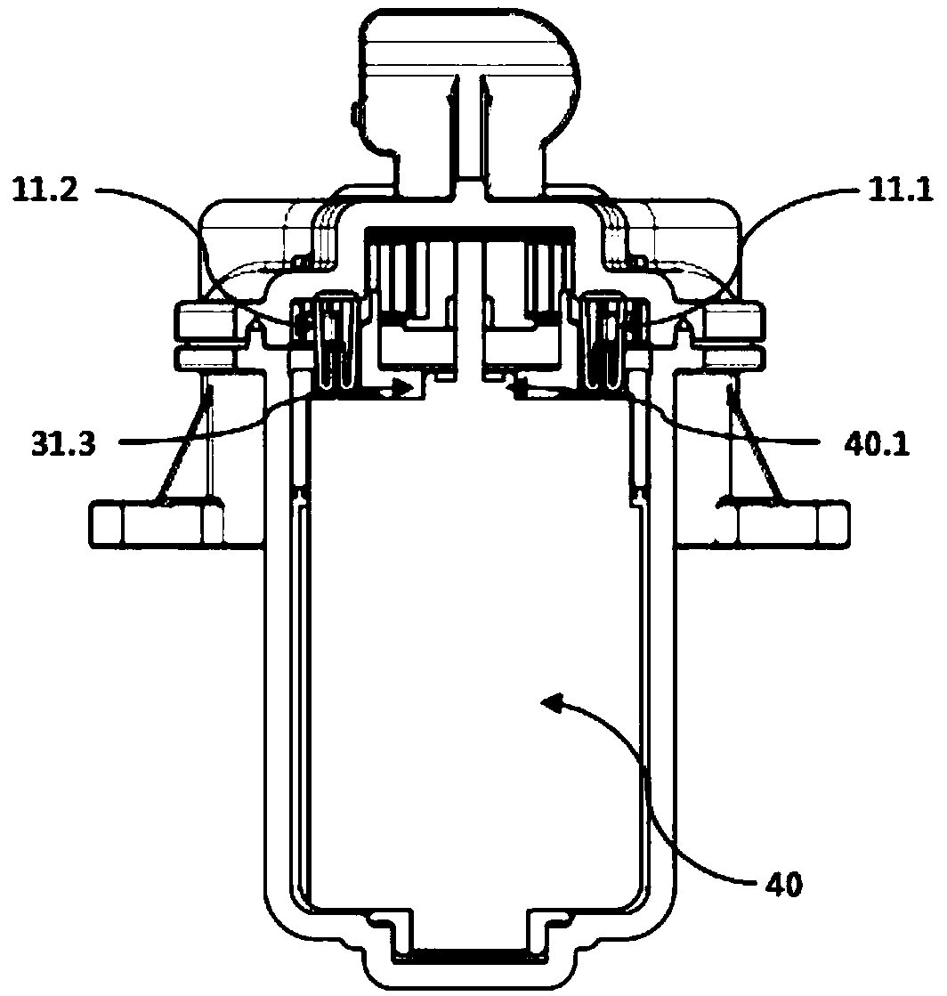 Electronic parking brake actuating mechanism