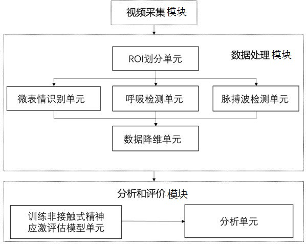 Non-contact mental stress assessment system