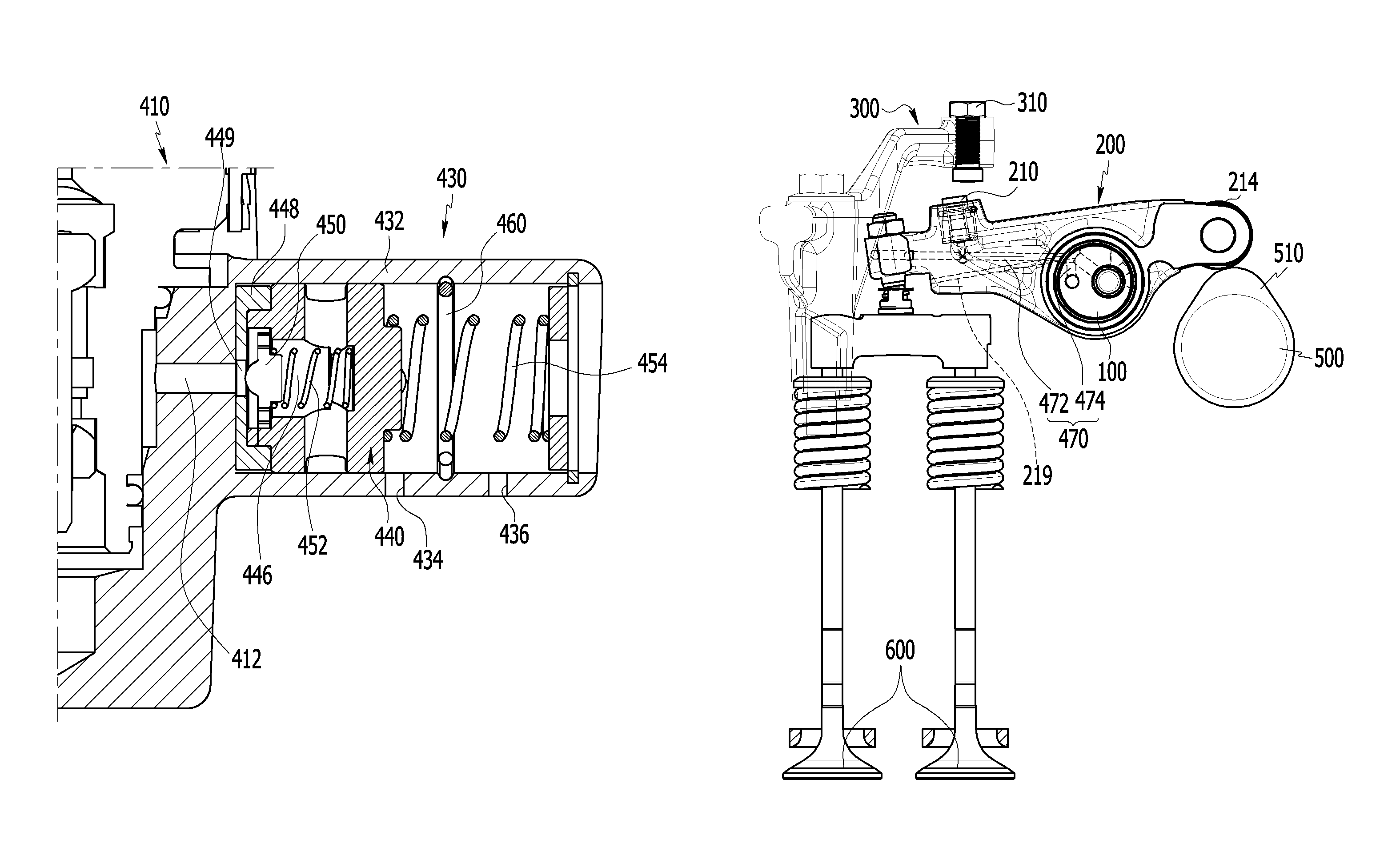 Engine brake and engine provided with the same