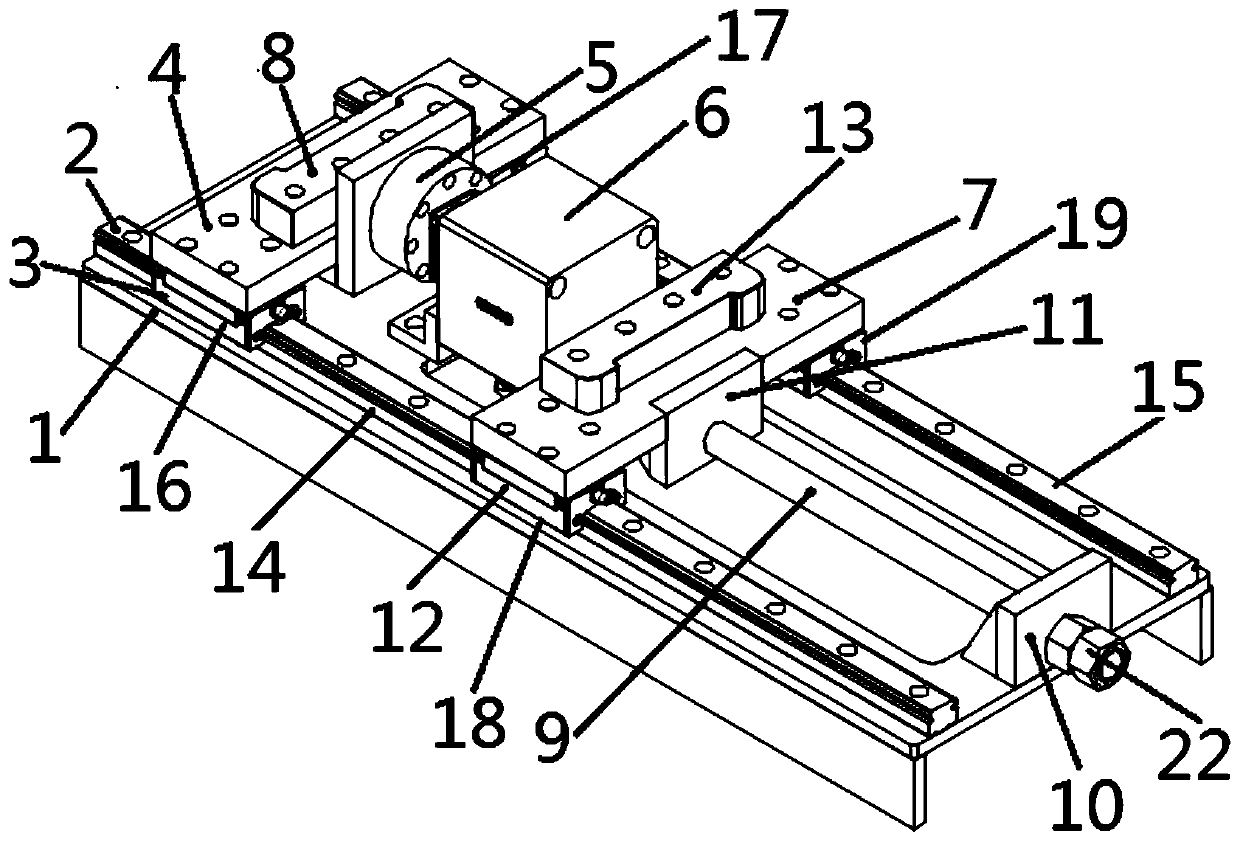 A power battery module steel belt length measuring device