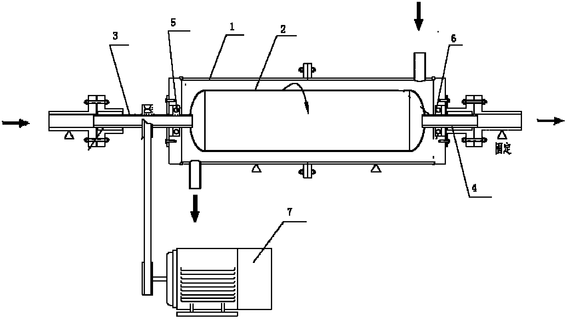 Heat exchanger with heat exchange surface capable of rotating so as to strengthen heat exchange
