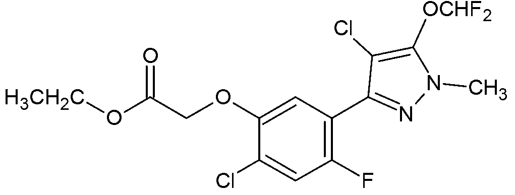 Herbicide composition containing pyraflufen-ethyl and pyroxsulam