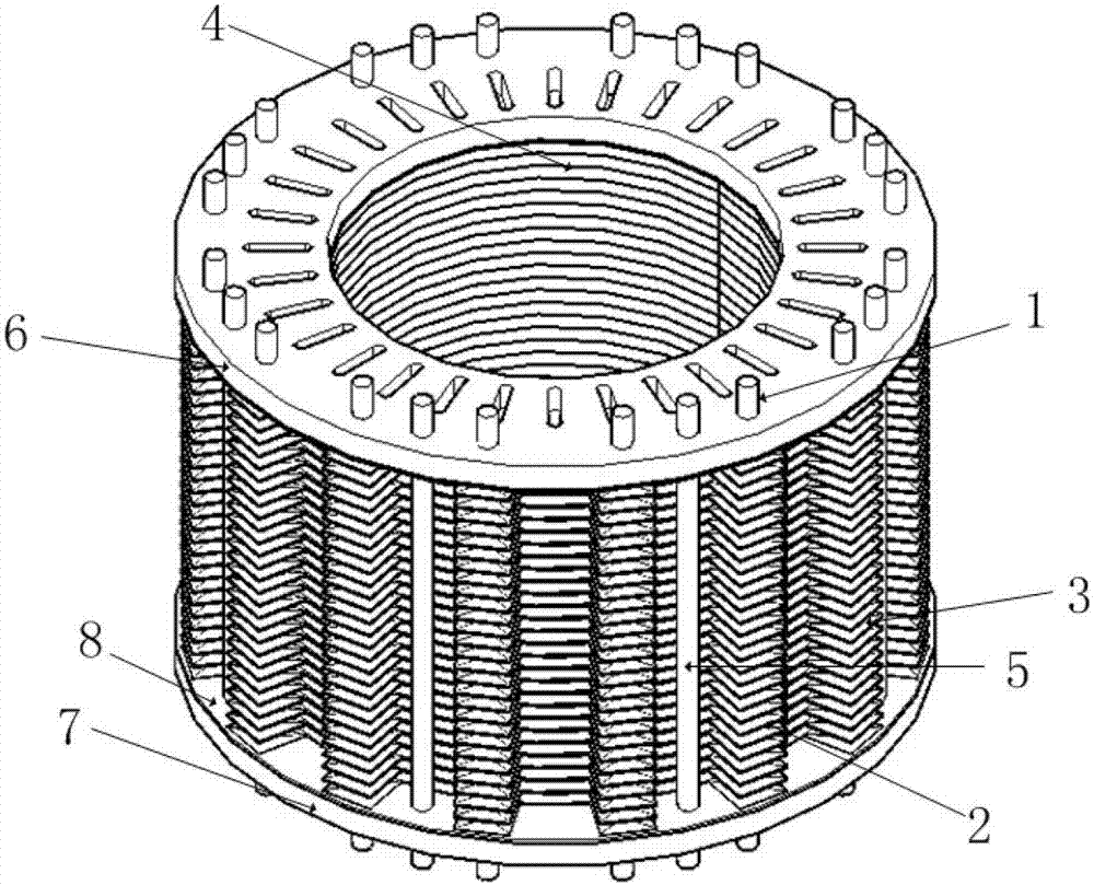 Structure for conducting and cooling high-temperature superconducting magnet