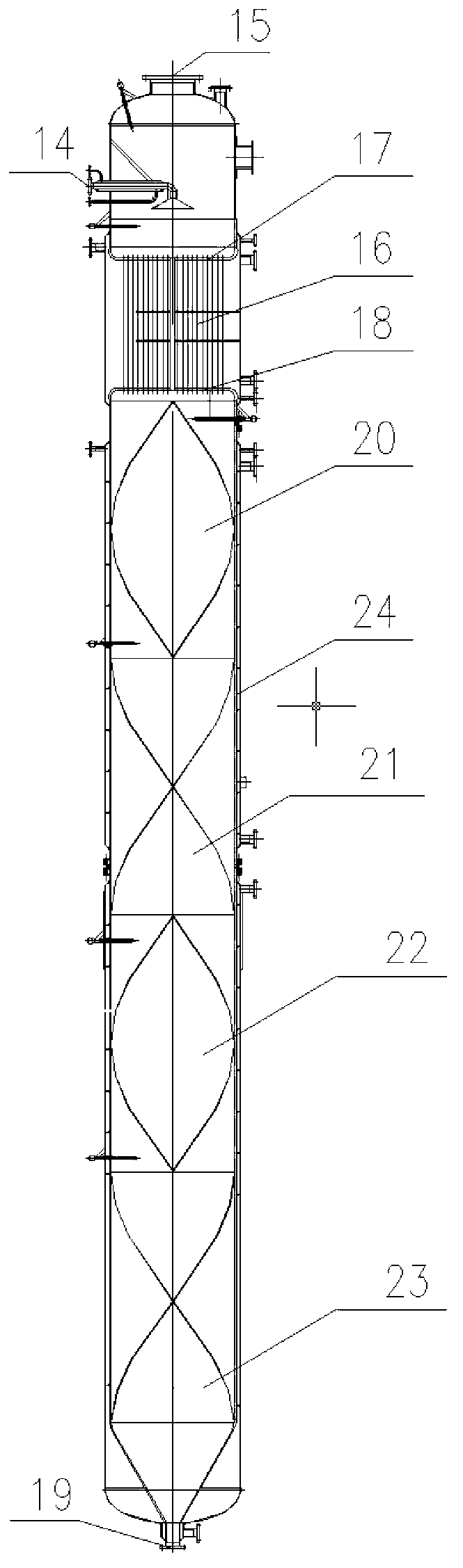 Polyamide polymerization production process and equipment for same