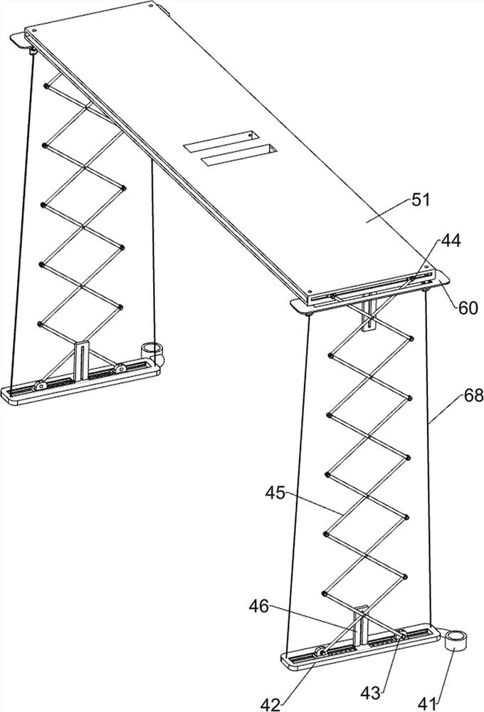 Double apartment bed capable of hanging mosquito net