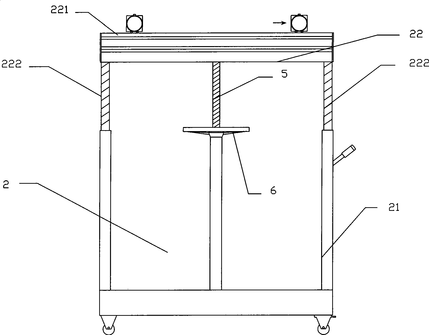 Lifting cart for three-dimensional particle image velocimeter