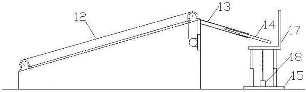 Paint spraying, airing and stacking integrated machine for C steels