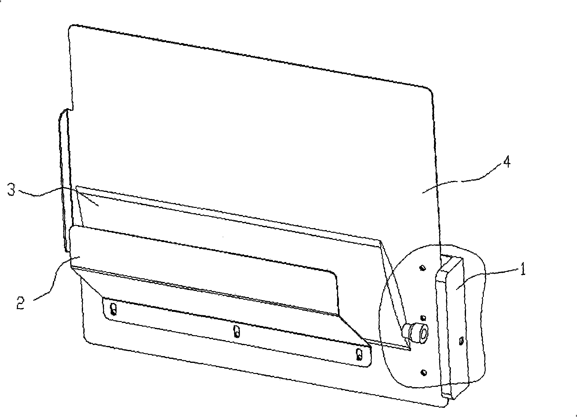Printer ink supplying bracket and ink supplying frame and system
