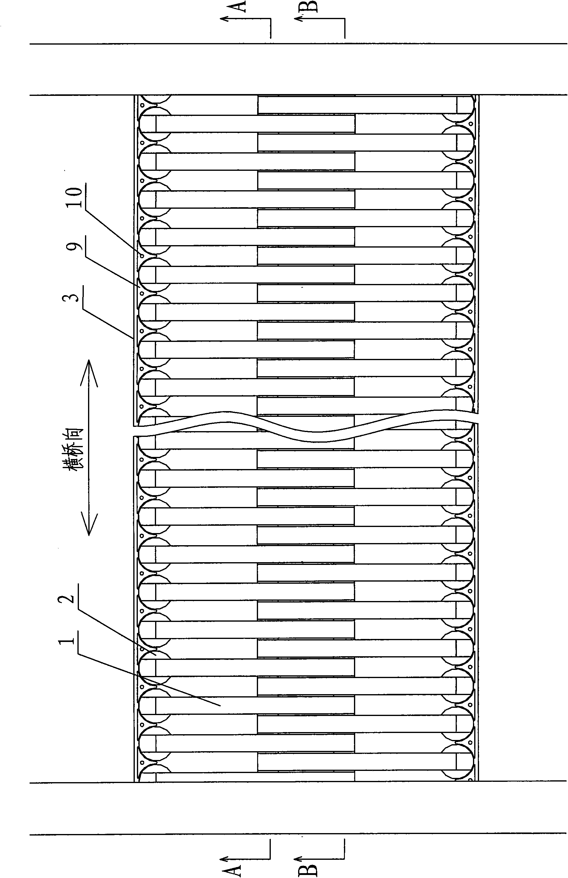 Mutual support type bridge expansion device