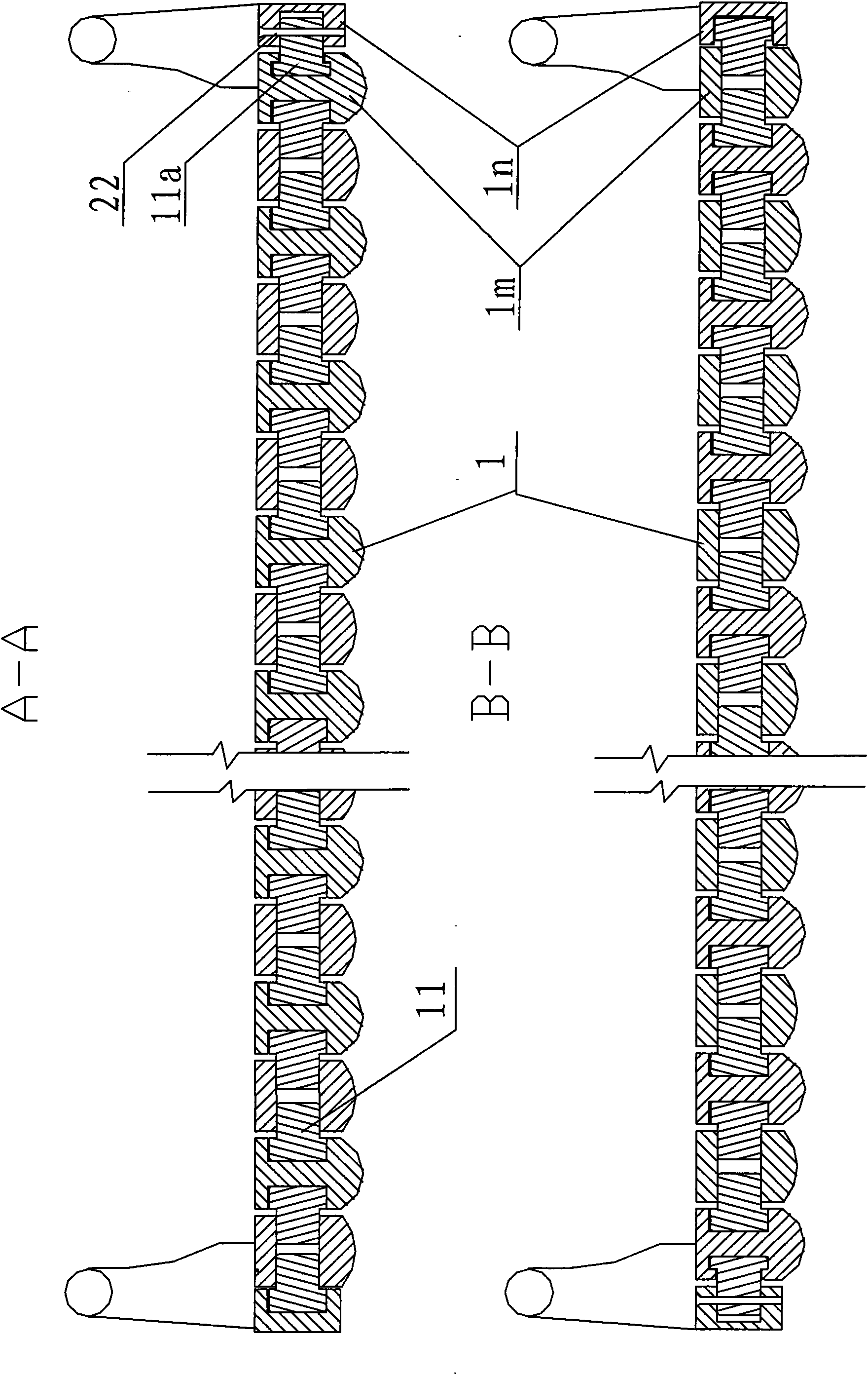 Mutual support type bridge expansion device