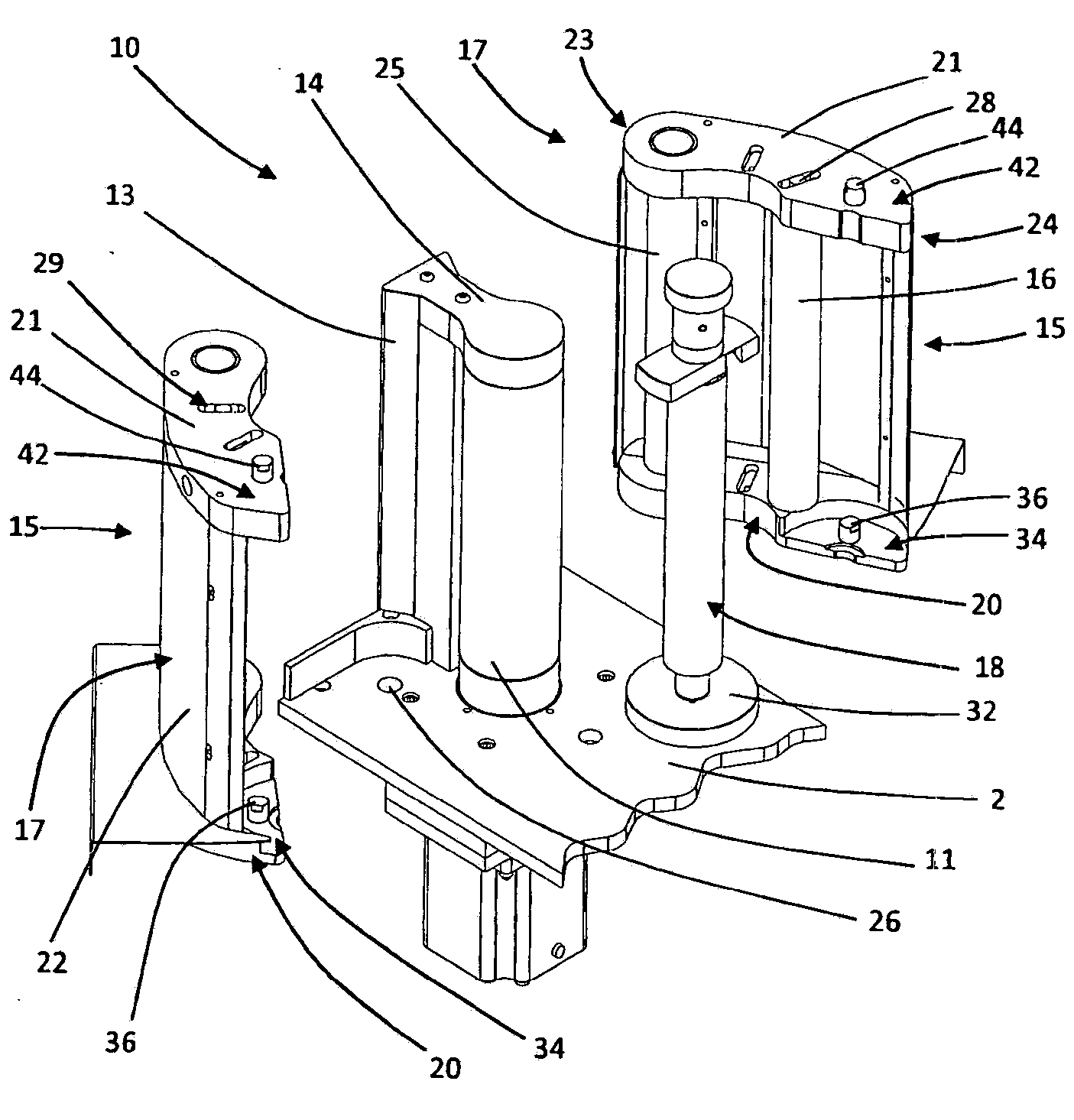 Device for feeding self-adhesive or "pressure sensitive" labels to a labelling machine