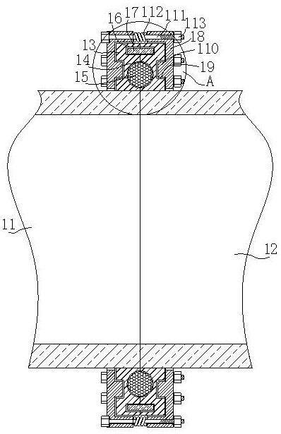 Steel sleeve launching device for shield engineering