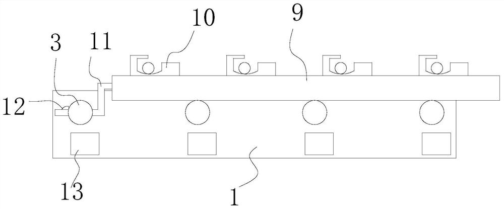 An axle finished product transfer device