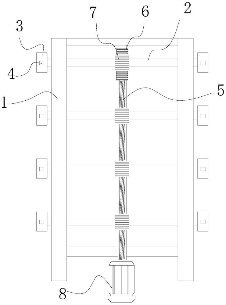 An axle finished product transfer device