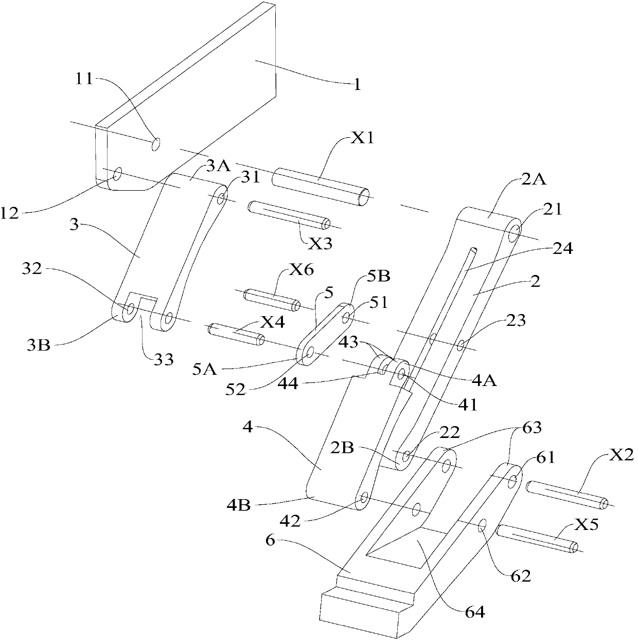 Automobile pedal device and retractor device thereof