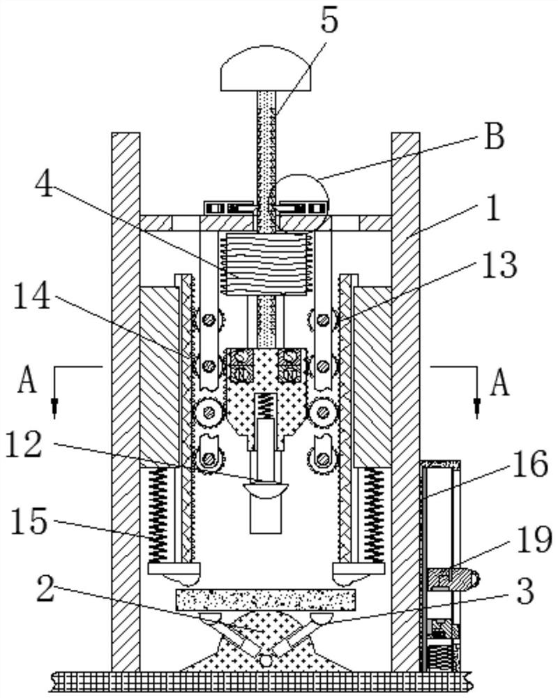 Firmness detection device for machine-made sand molded product