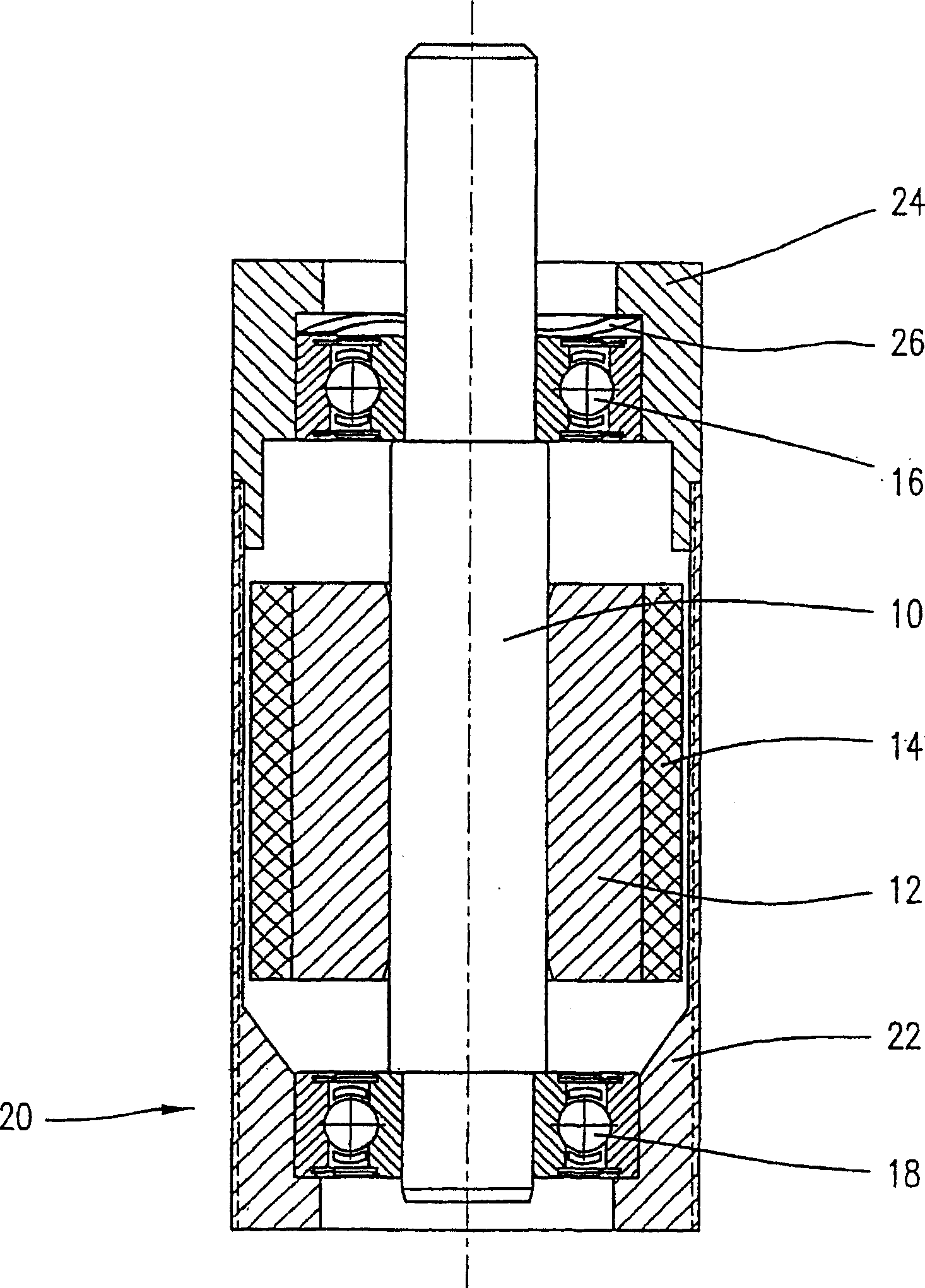 Rotor assembly for electric motor and electric motor with internal rotor