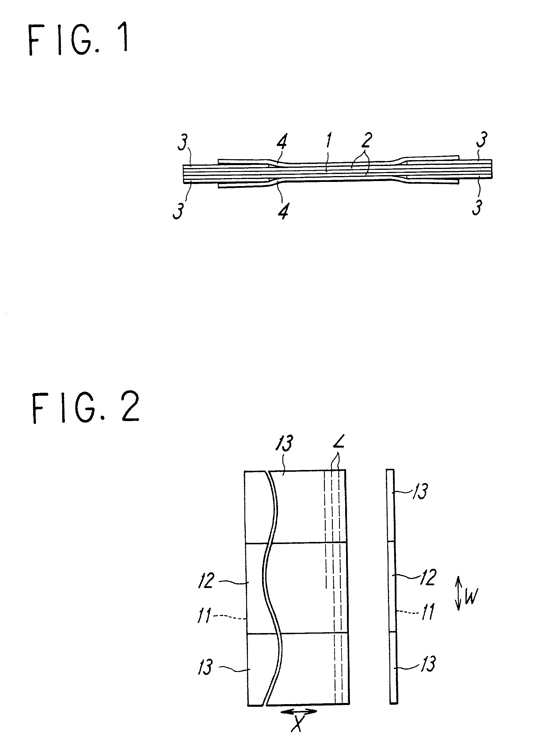 Double eyelid forming tape or string and method of manufacturing the same