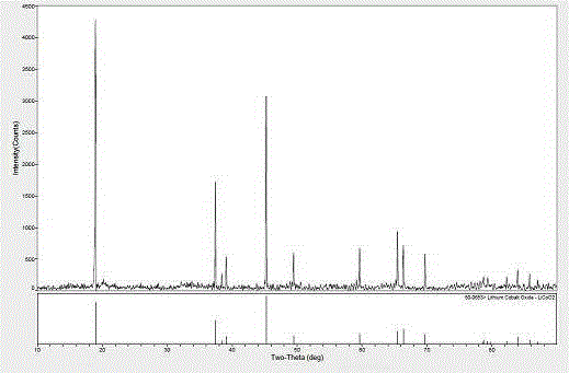 Preparation method of lithium cobalt oxide