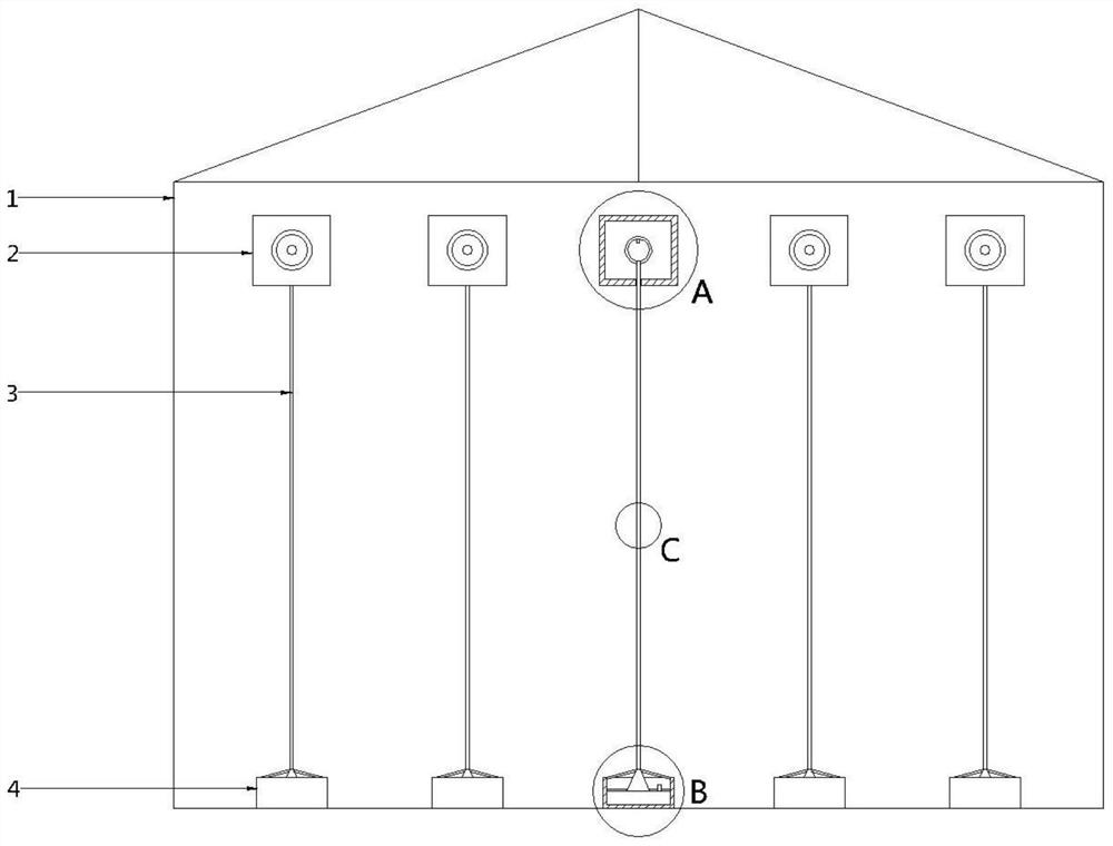 Deinsectization device for vegetable planting