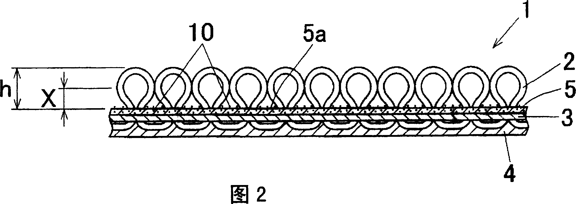 Carpet and process for producing the same