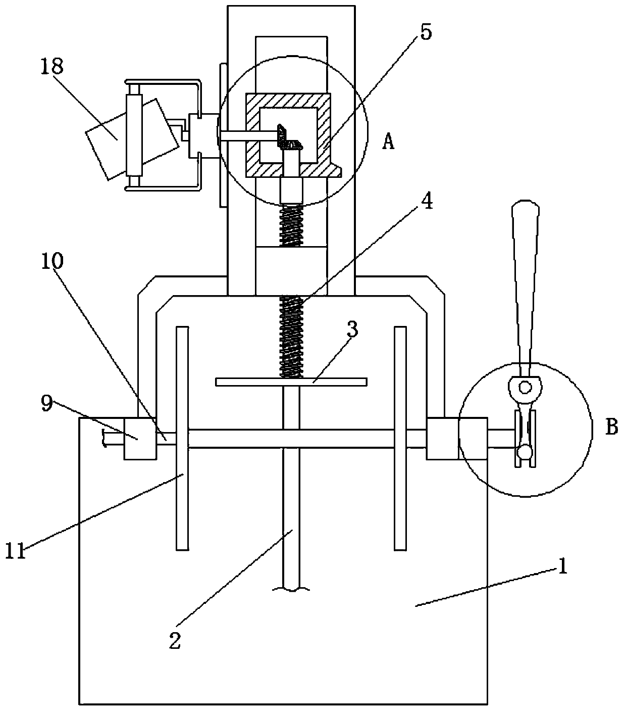 Multimedia video camera based on mechanical transmission principle