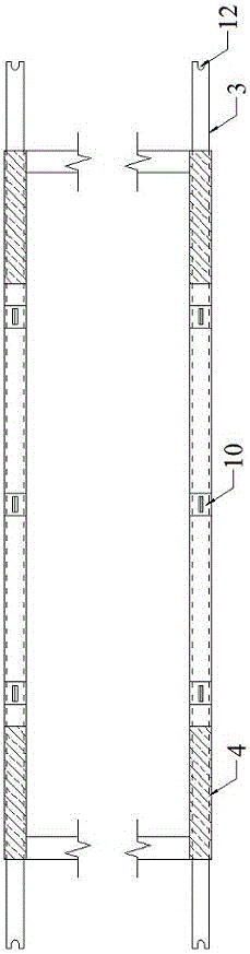 Large cascaded shear model box internally provided with electromagnetic damping devices, and use method thereof