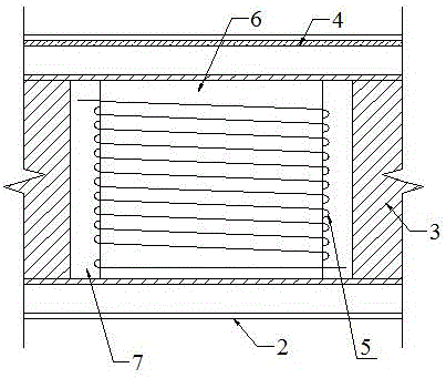 Large cascaded shear model box internally provided with electromagnetic damping devices, and use method thereof