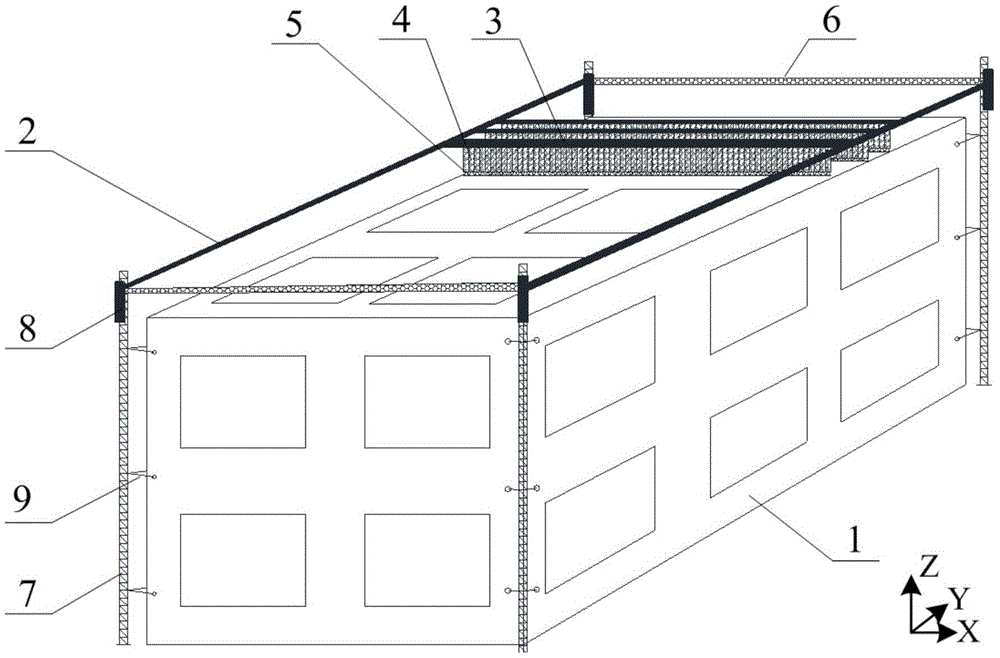 3D printing system and method used for climbing single-shaft multi-rail independent parallel building