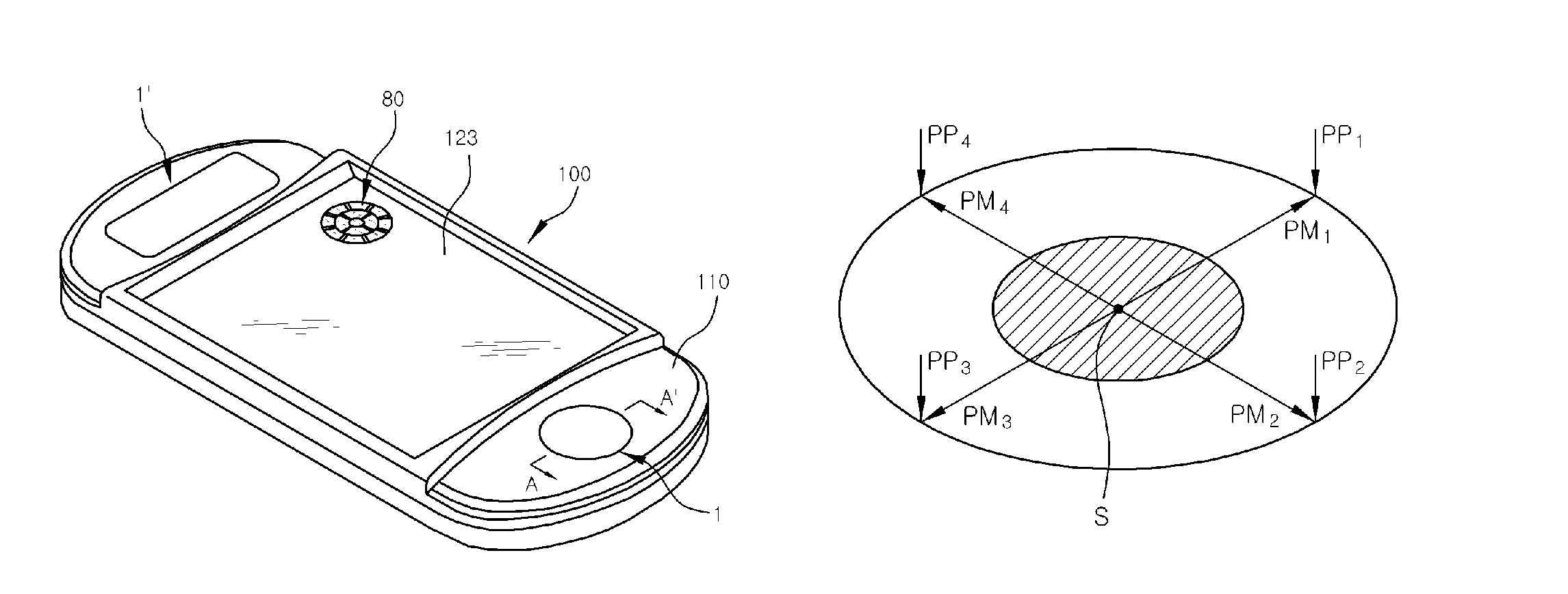 Data input device by detecting finger's moving and the input process thereof