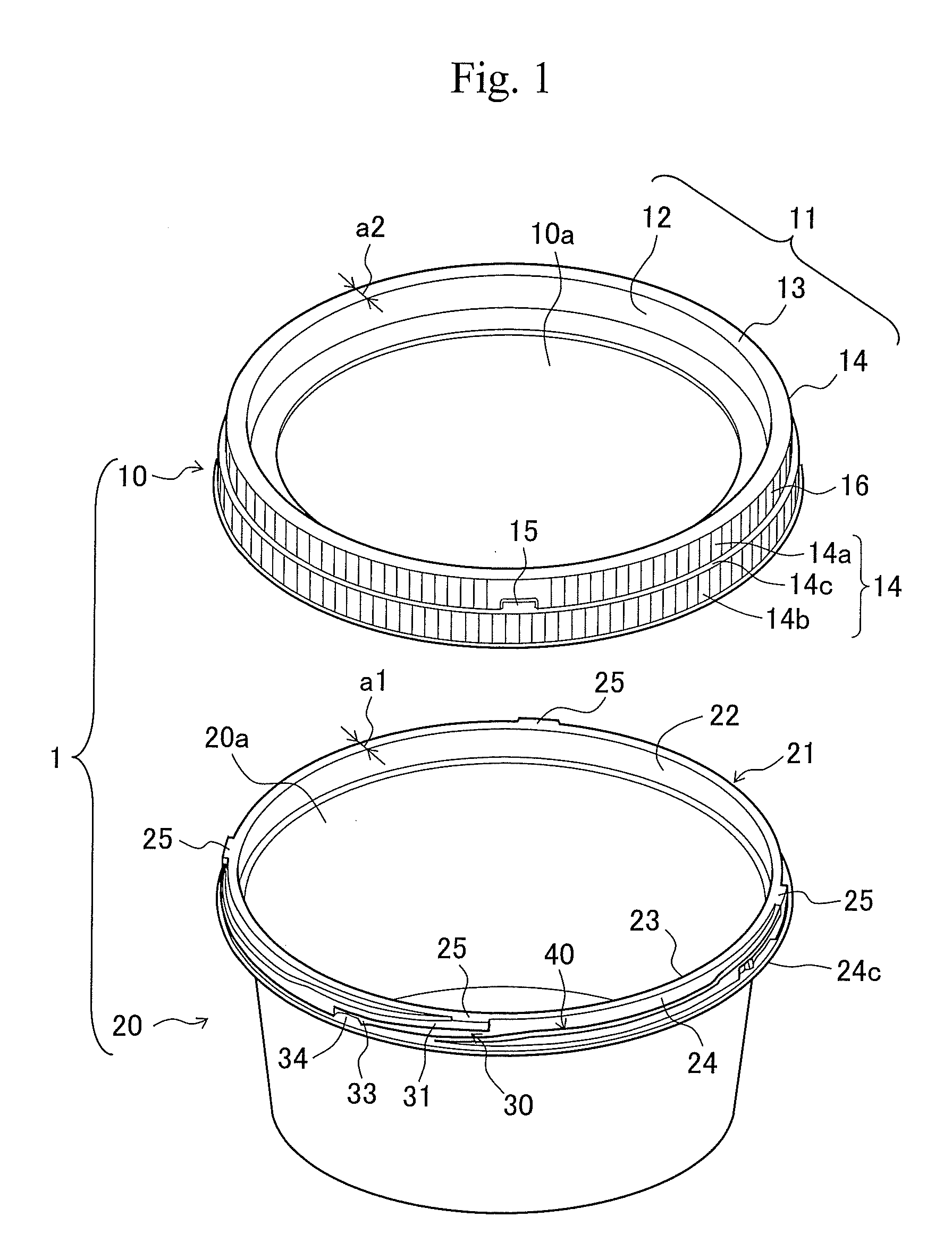 Container with lid