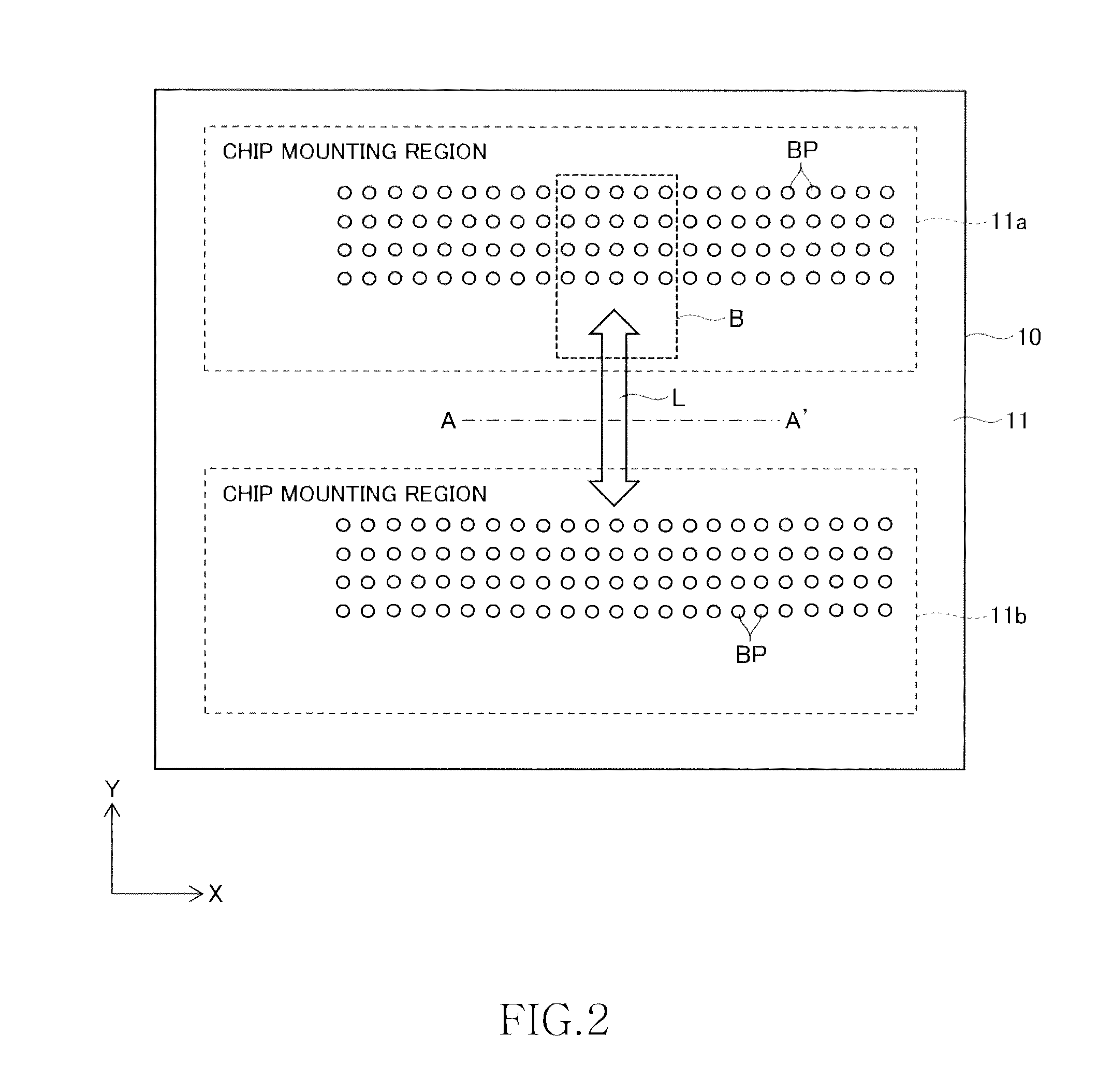 Semiconductor device having silicon interposer on which semiconductor chip is mounted
