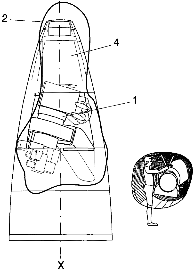 Aircraft Rear Fuselage Tail Cone Structure with Auxiliary Power Unit
