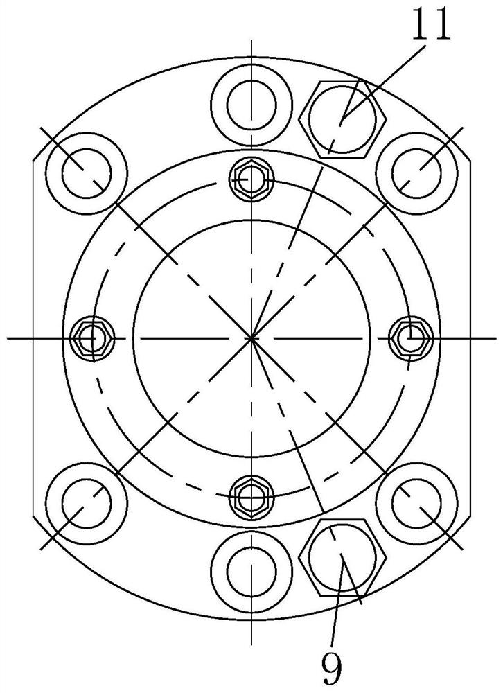 Pressure medium spring and transmission nut using same